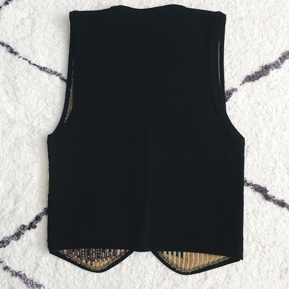 🌷 Vintage Cottagecore Knit Sweater Vest - Picture 7 of 10